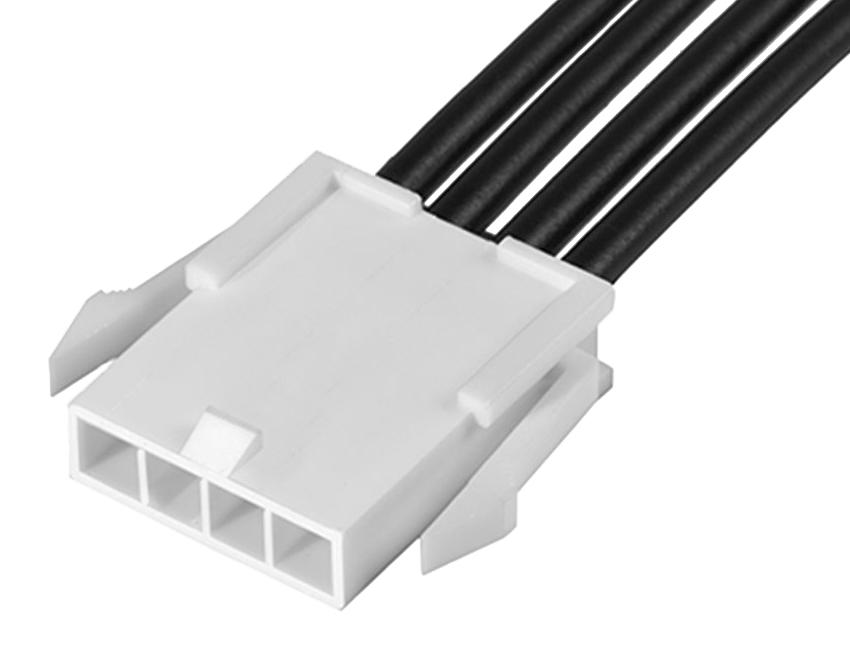 Molex 215321-1042 Wtb Cable, 4Pos Rcpt-Free End, 300Mm