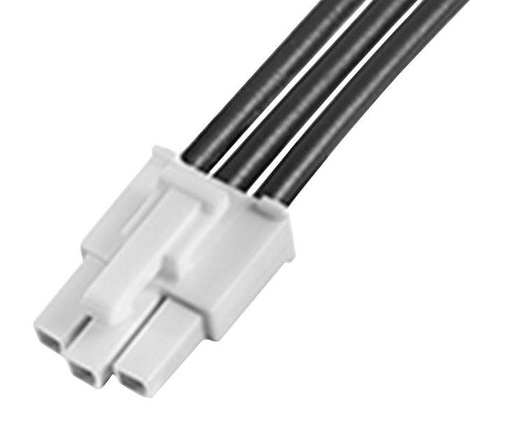 Molex 215323-1032 Wtb Cable, 3Pos Plug-Free End, 300Mm