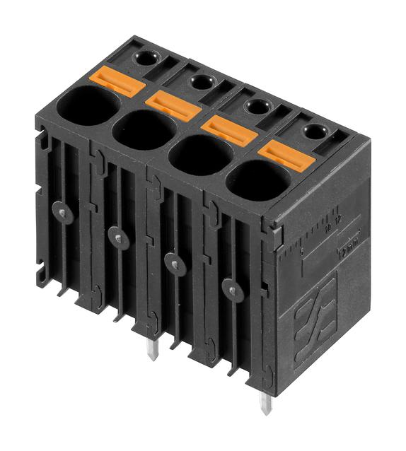 Weidmuller 2491660000 Wtb Terminal Block, 6Pos, 24-8Awg, Th