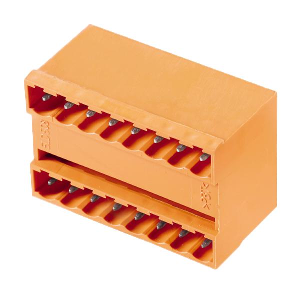 Weidmuller 1601840000 Terminal Block, R/a Header, 14Pos, Th