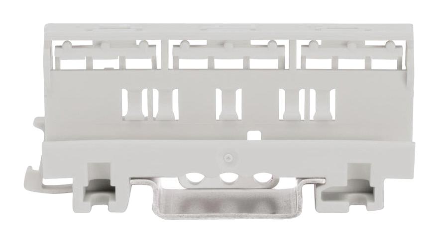 Wago 221-501 Mounting Carrier, Pa66, Din Rail, Grey