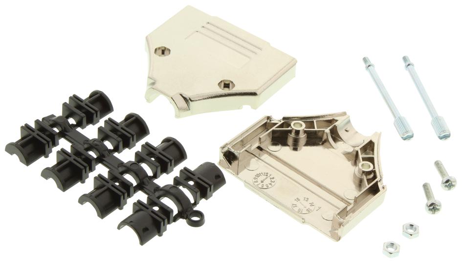 Mh Connectors Mhdtpk25-K Backshell, D, Top Entry, 25Way