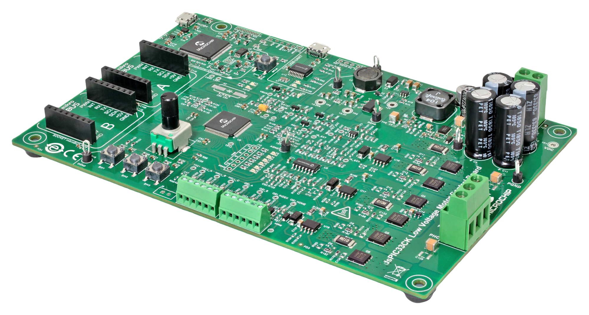 Microchip Dm330031 Dev Board, 3-Phase Bldc & Pmsm Motor