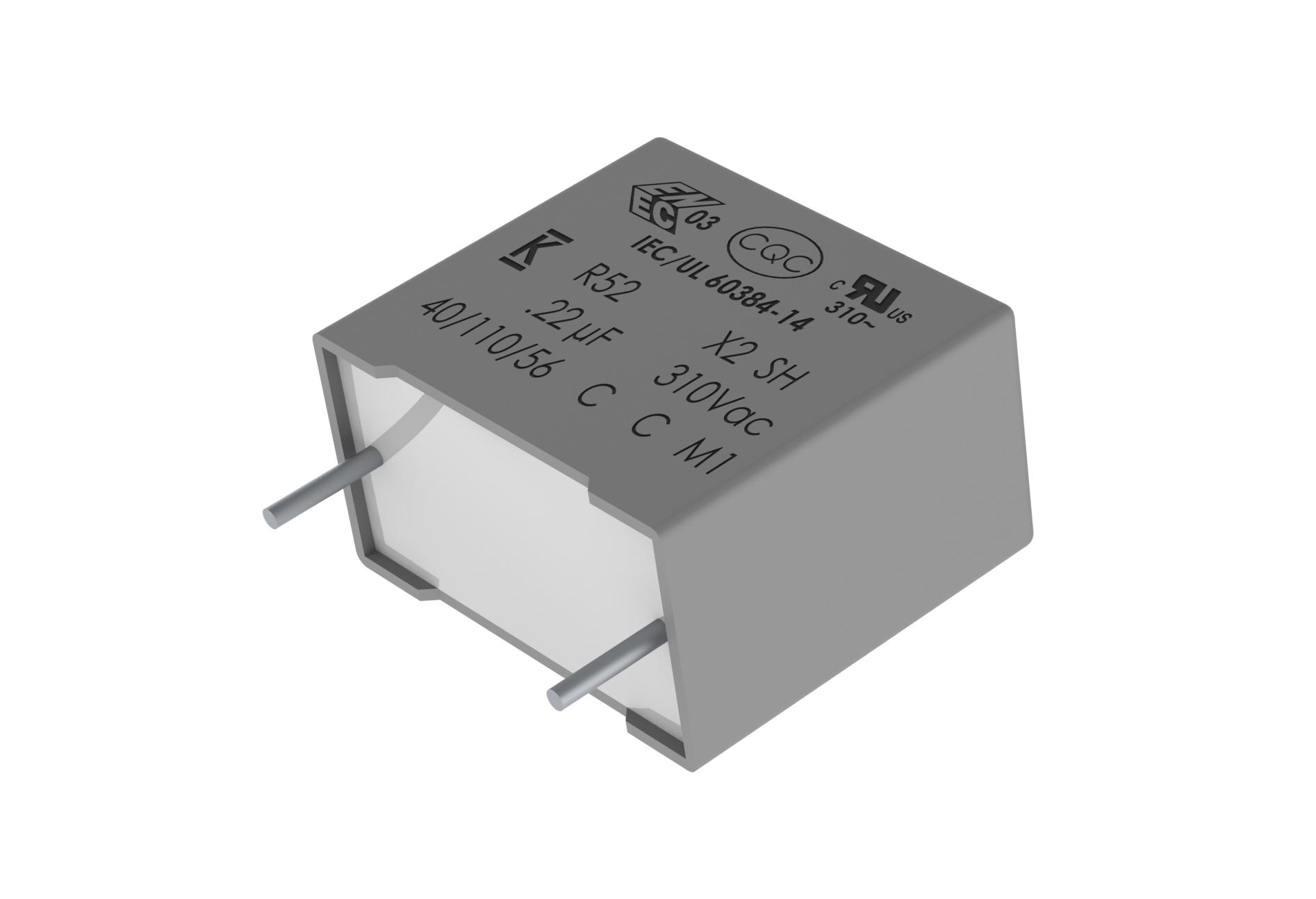 Kemet R523N356050P0K Safety Capacitor, 0.56Uf, 310V, Class X2