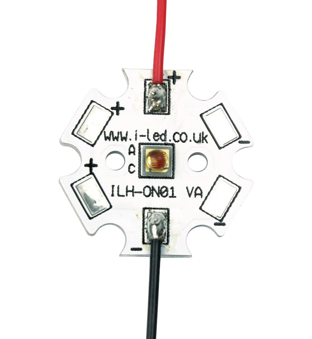 Intelligent Led Solutions Ilh-On01-Red1-Sc211-Wir200. Led Module, Red, 625Nm, 71Lm, 0.91W