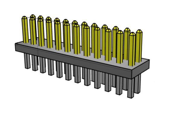 Samtec Fts-112-01-L-D . Conn, Header, 24Pos, 2Row, 1.27Mm