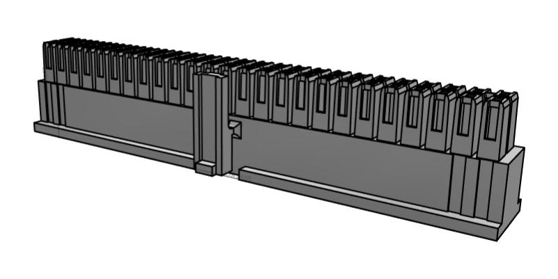 Samtec Ipd1-25-D-K . Conn Housing, Rcpt, 50Pos, 2.54Mm