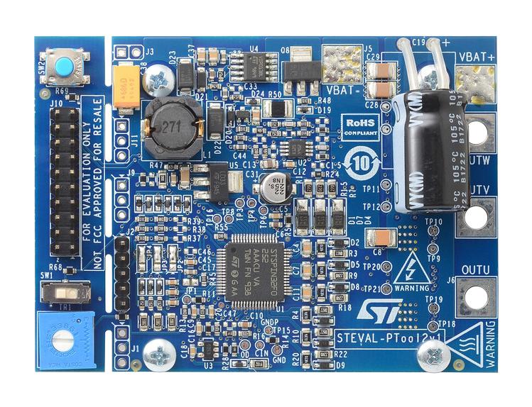 Stmicroelectronics Steval-Ptool2V1 Ref Design Board, Bldc Motor Ctrl