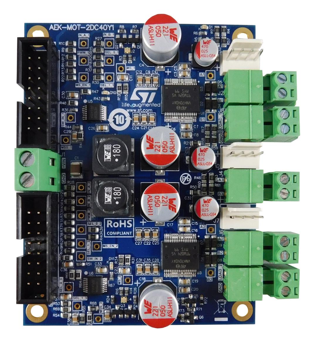 Stmicroelectronics Aek-Mot-2Dc40Y1 Eval Board, Dual Dc Motor Driver