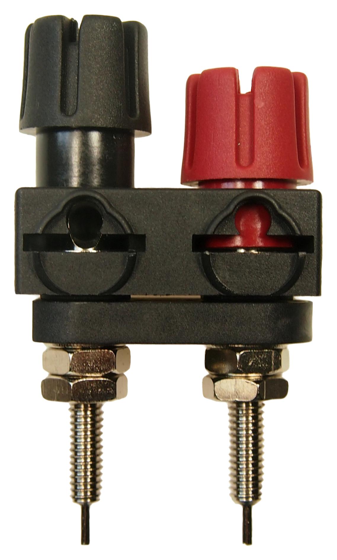 Multicomp Pro Mp770672 Binding Post, 30A, Black/red, Nickel