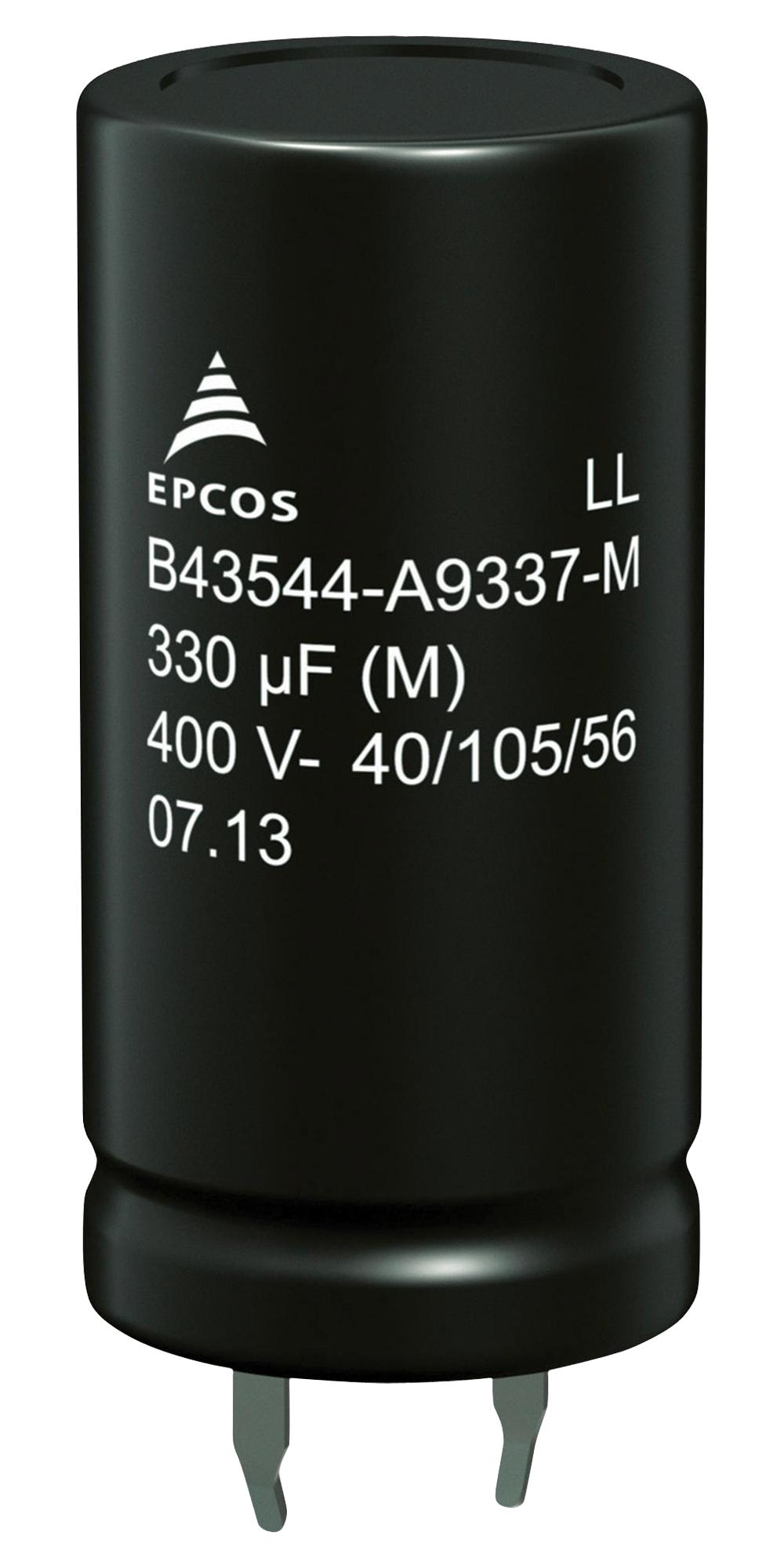 Epcos B43647A5227M057 Cap, 220Uf, 450V, Alu Elec, Snap-In