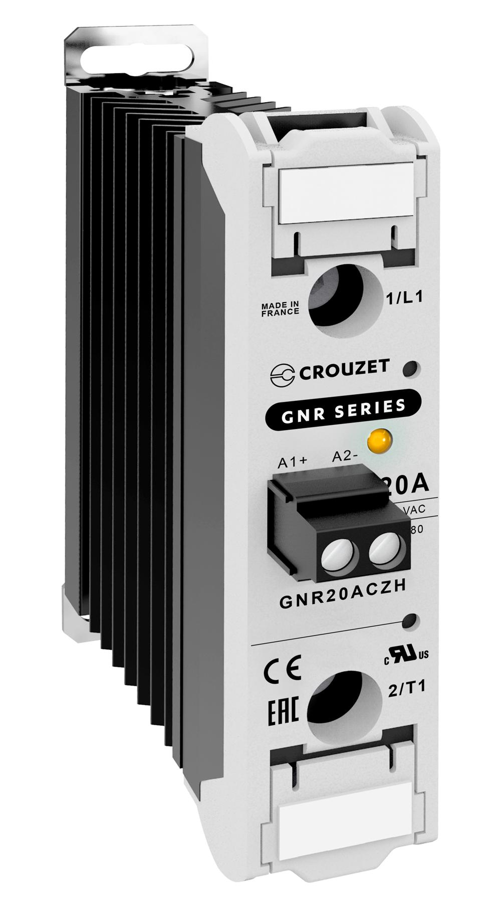 Crouzet Gnr20Aczh Solid State Relay/20A/48-660Vac/din Rail