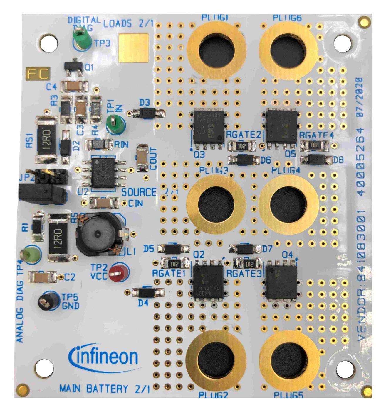 Infineon Auir3241Sboardb2Btobo1 Evaluation Board, High Side Power Switch