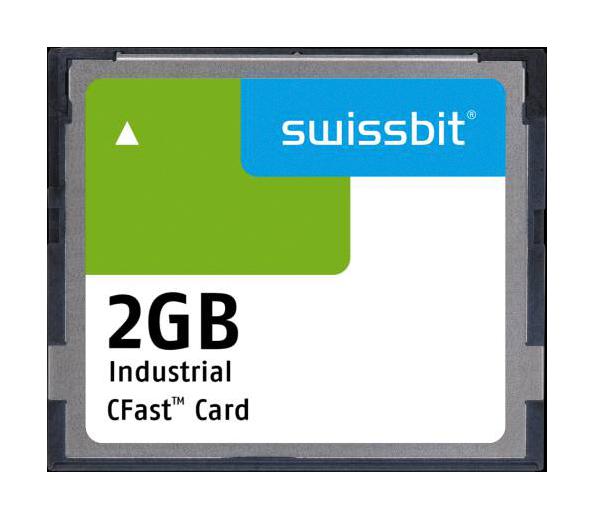 Swissbit Sfca2048H1Ao4To-I-Ma-216-Std Industrial Cfast Flash Memory Card, 2Gb