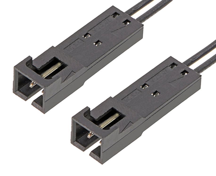 Molex 216272-1020 Wtb Cord, 2P Sl Plug-Sl Plug, 50Mm