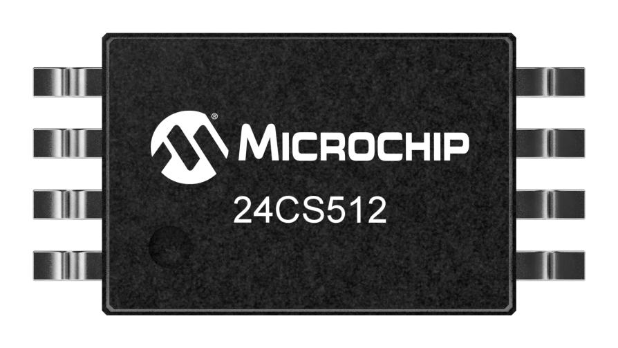 Microchip 24Cs512-E/st Eeprom, 512Kbit, -40 To 125Deg C