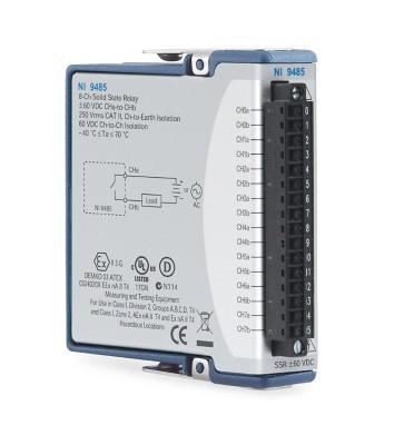 Ni / Emerson 779600-01 Ni-9485, Relay Output Module, 8Ch