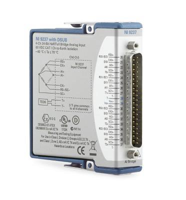 Ni / Emerson 780264-01 Ni-9237, Strain/bridge Input Module