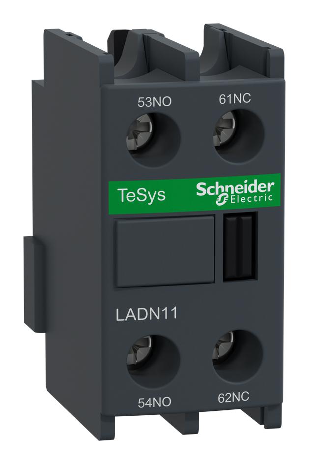 Schneider Electric Ladn11 Contact Block, 1No/1Nc, Screw