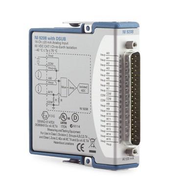 Ni / Emerson 780968-01 Ni-9208, Analog Input Module, 24Bit