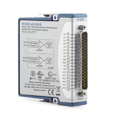 Ni / Emerson 782615-01 Ni-9220, Voltage Input Module, 16Bit