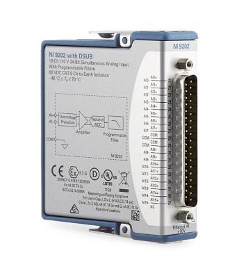 Ni / Emerson 784400-02 Ni-9202, Voltage Input Module, 24Bit