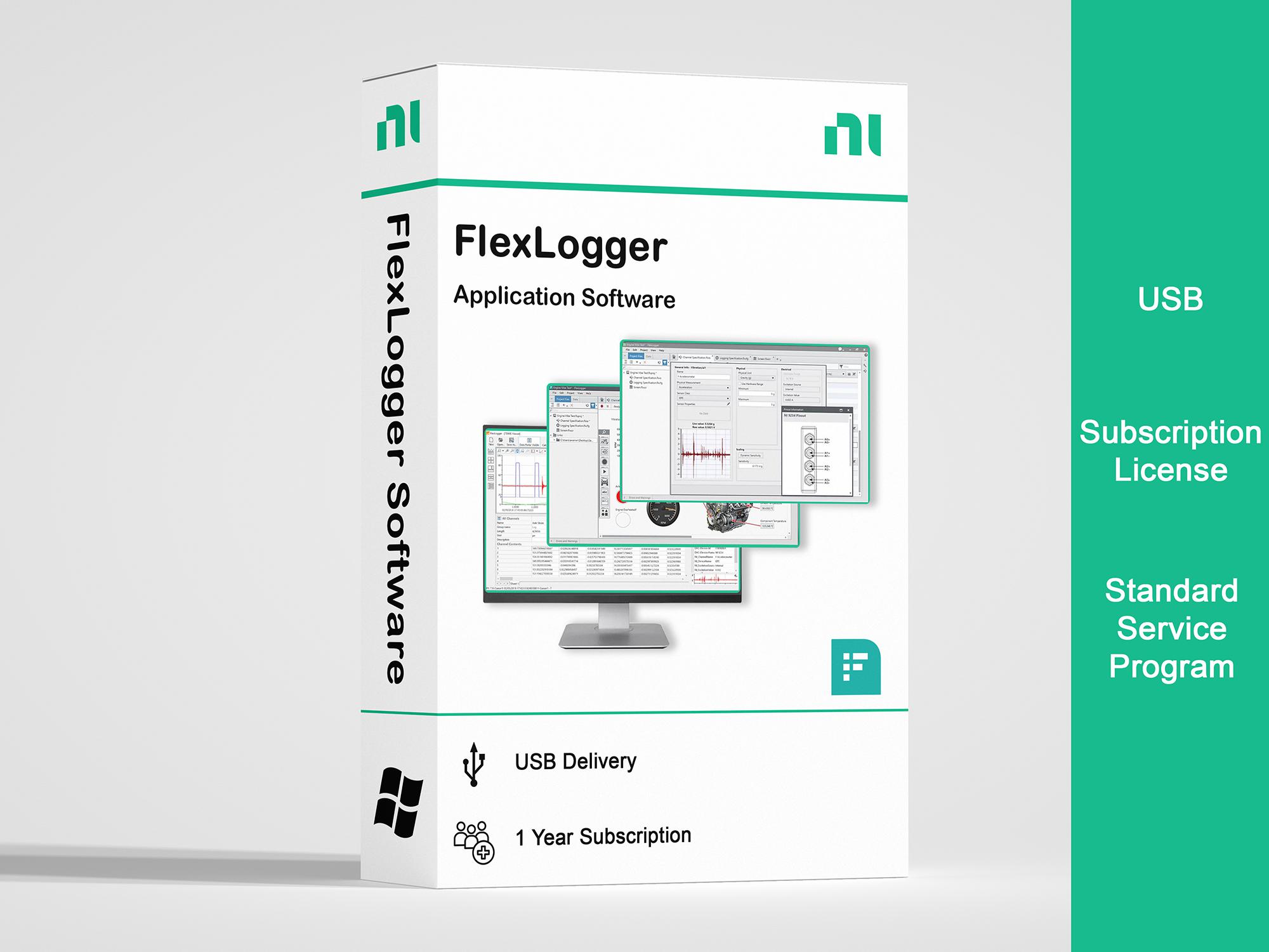 Ni / Emerson 785748-3501Wm Flexlogger Software, Media