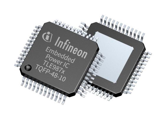 Infineon Tle9879Qtw40Xuma1 Mcu, Aec-Q100, 32Bit, 40Mhz, Tqfp-48