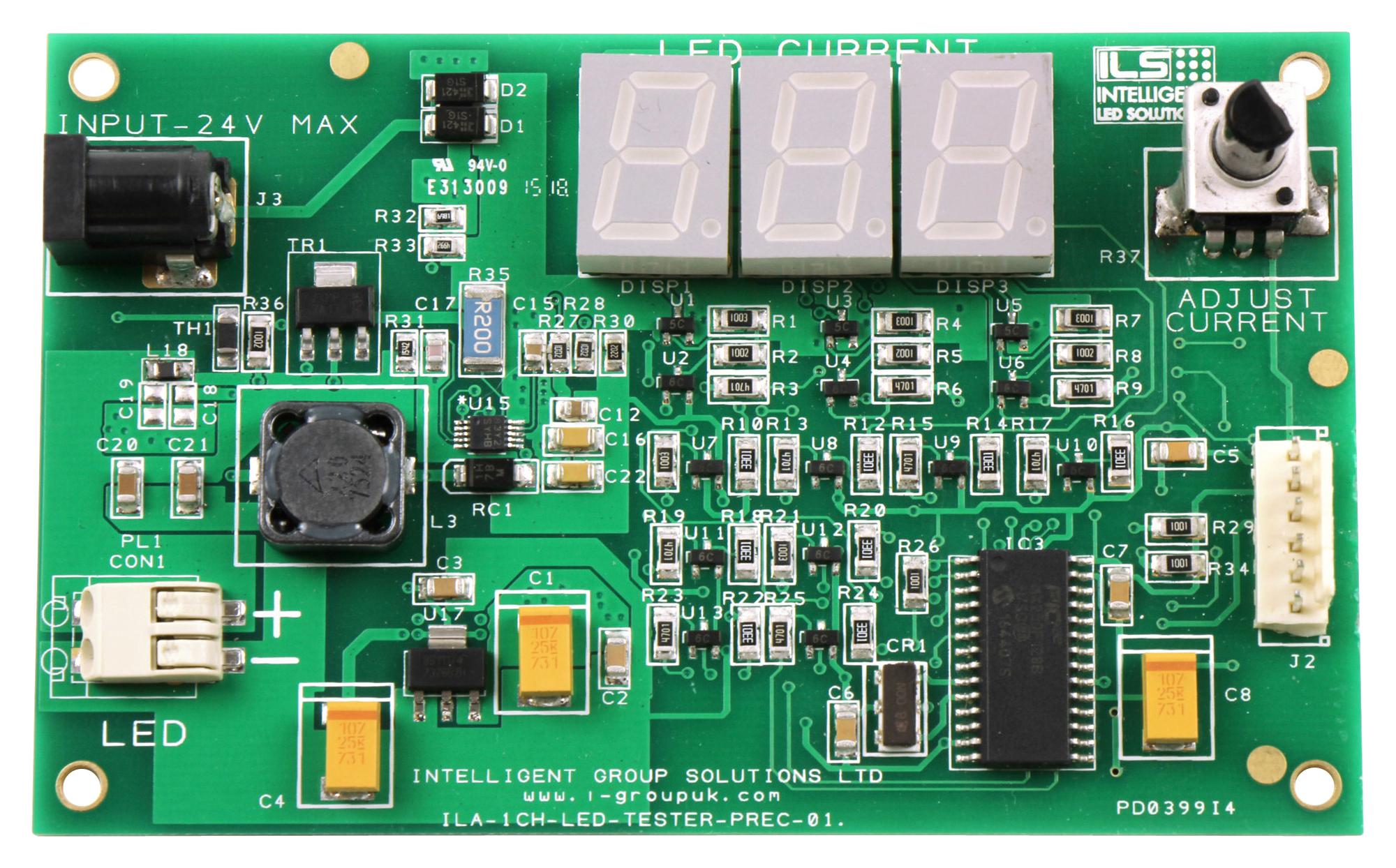 Intelligent Led Solutions Ila-1Ch-Led-Tester-Prec-01 Led Tester, 12V To 24V, 0.7A