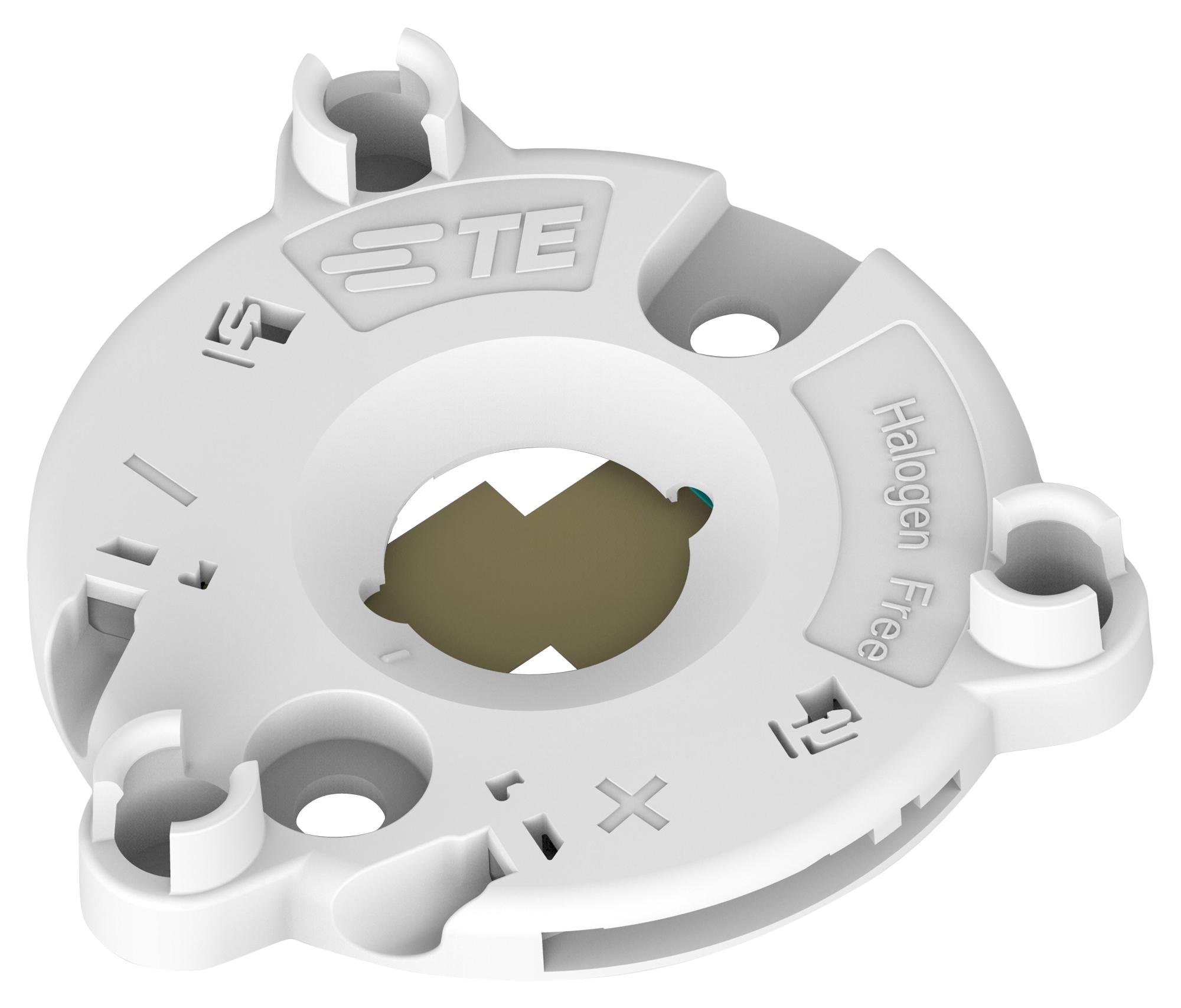 Te Connectivity 4-2213678-3 Cob Led Holder, 12X15Mm, 3A, 60Vdc