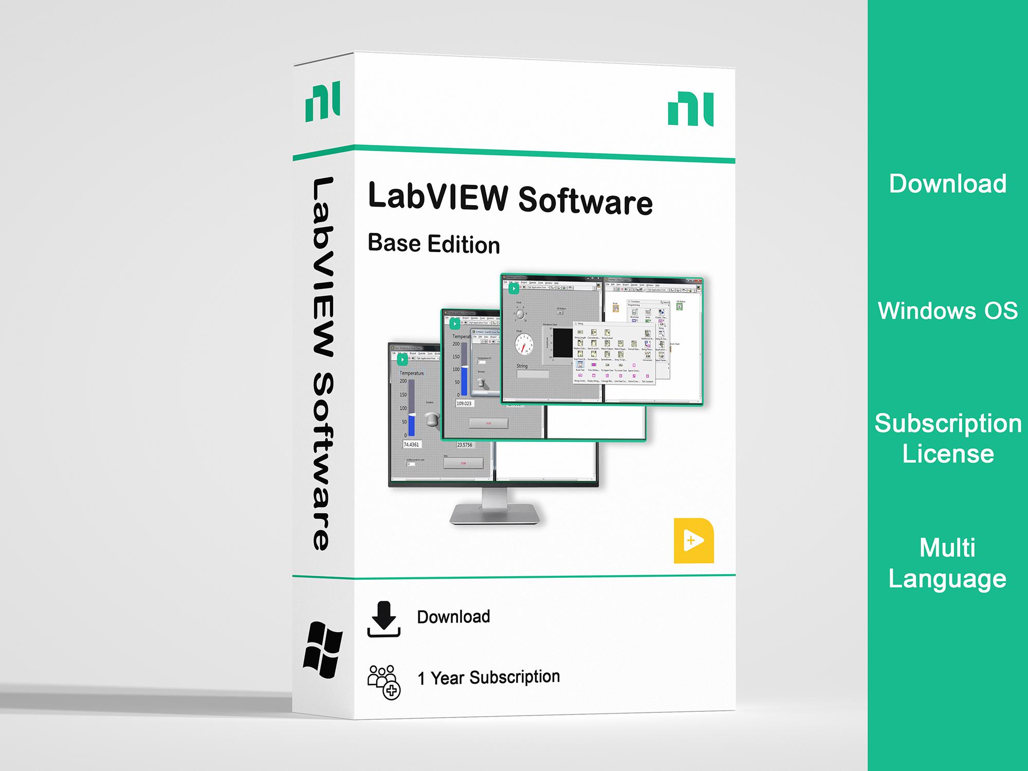 Ni / Emerson 784503-35 Labview, Multi Language, Base, Subscrp