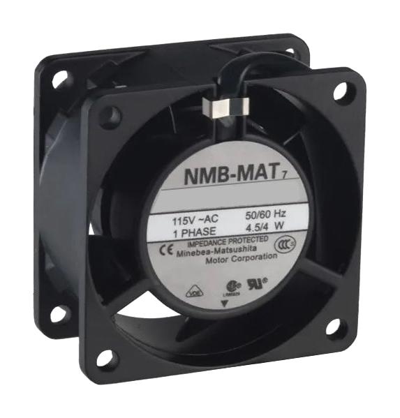 Nmb Technologies 06030Pb-A1L-Aa-00 Axial Fan, 60Mm, 115Vac, 7.1Cfm, 28Db