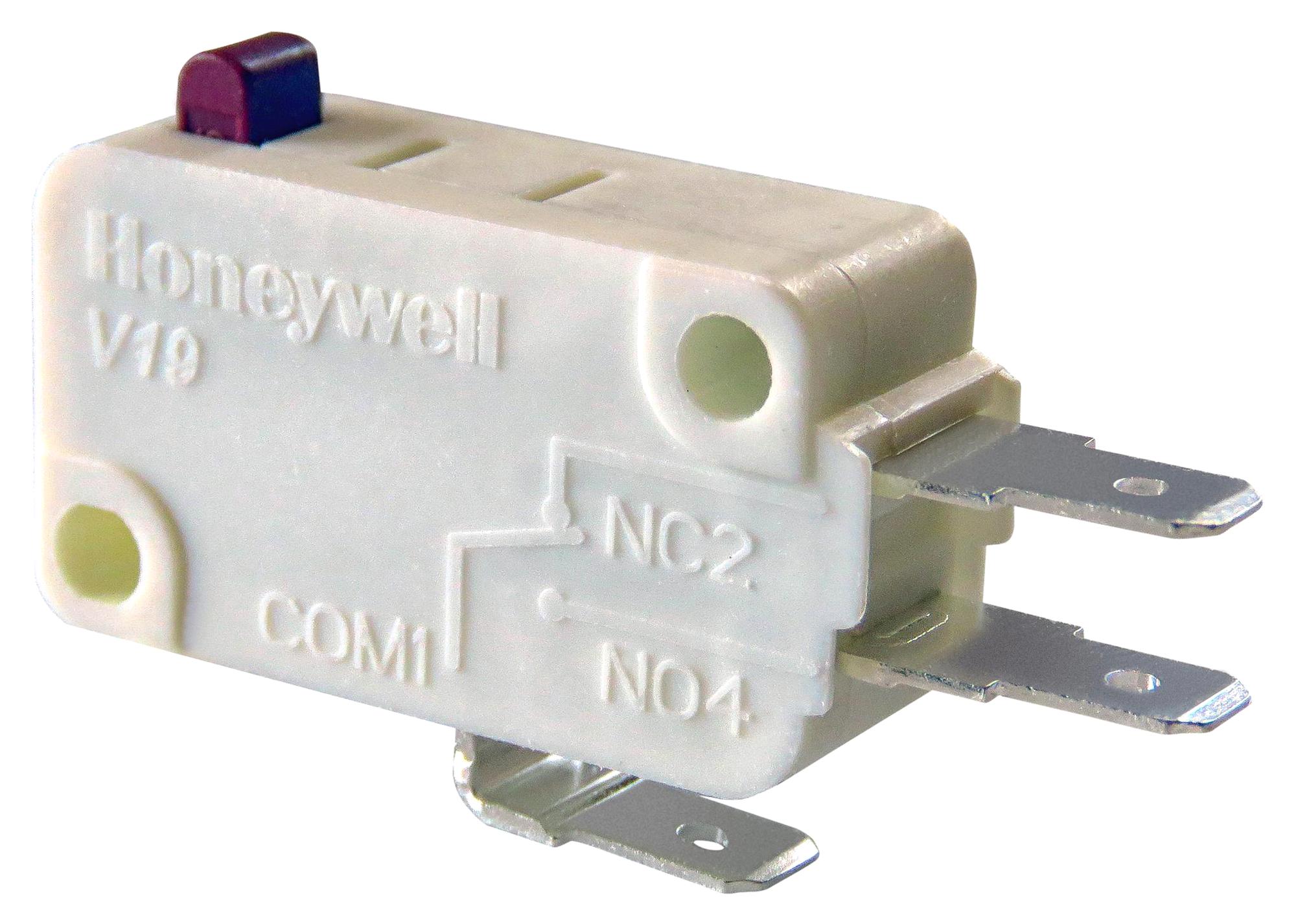 Honeywell V19T16-Ez100 Microswitch, Spdt, 16A, 125Vac, 100Gf