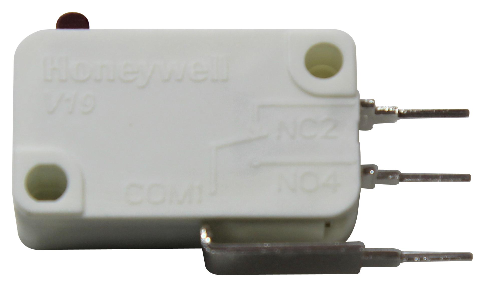 Honeywell V19T16-P2Z400 Microswitch, Spdt, 16A, 125Vac, 400Gf