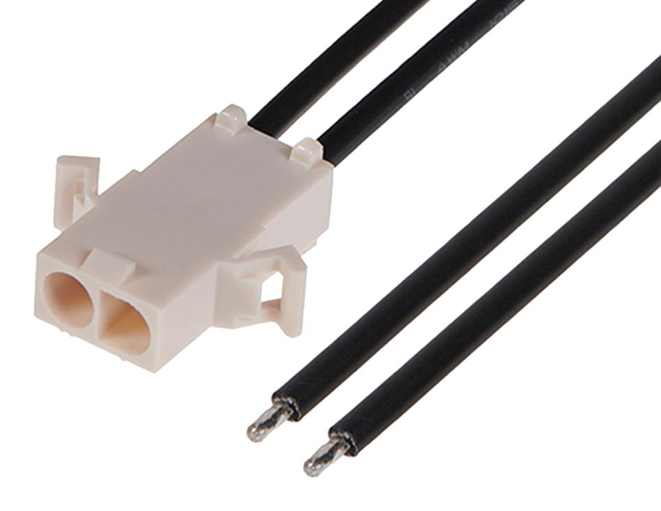 Molex 216293-1023 Cable Assy, 2P Wtb Plug-Free End, 23.6