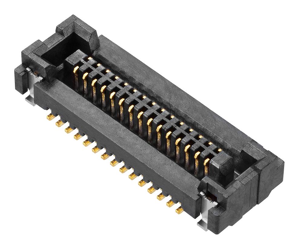 Molex 204927-0301 Mezzanine Conn, Rcpt, 30Pos, 2Row, 0.4Mm