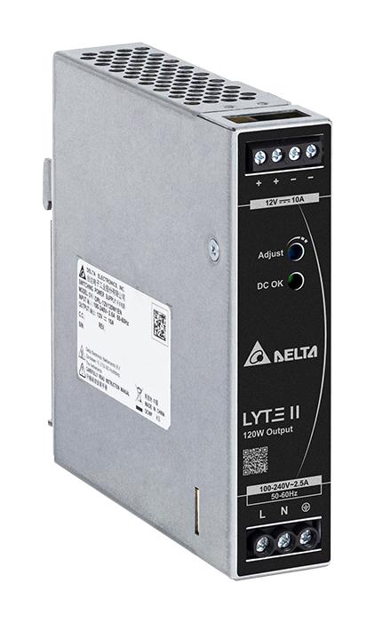 Delta Electronics / Power Drl-12V120W1En Power Supply, Ac-Dc, 12V, 10A