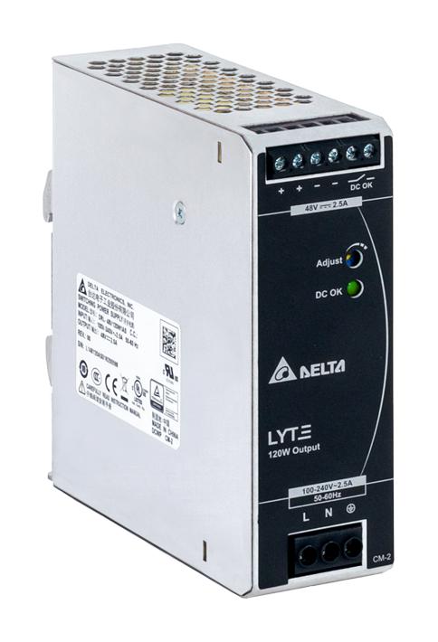 Delta Electronics / Power Drl-48V120W1As Power Supply, Ac-Dc, 48V, 2.5A