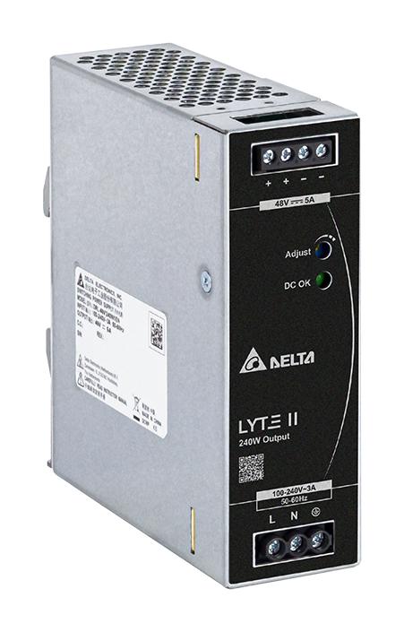 Delta Electronics / Power Drl-48V240W1En Power Supply, Ac-Dc, 48V, 5A