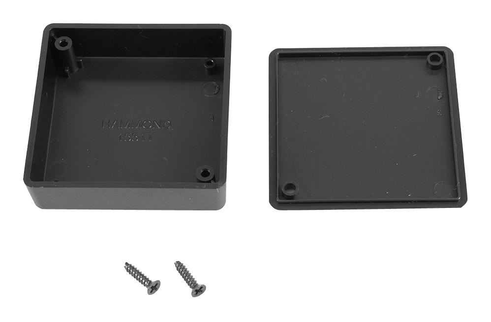 Hammond 1551Tbk Enclosure, Abs, 60Mmx60Mmx60Mm, Black