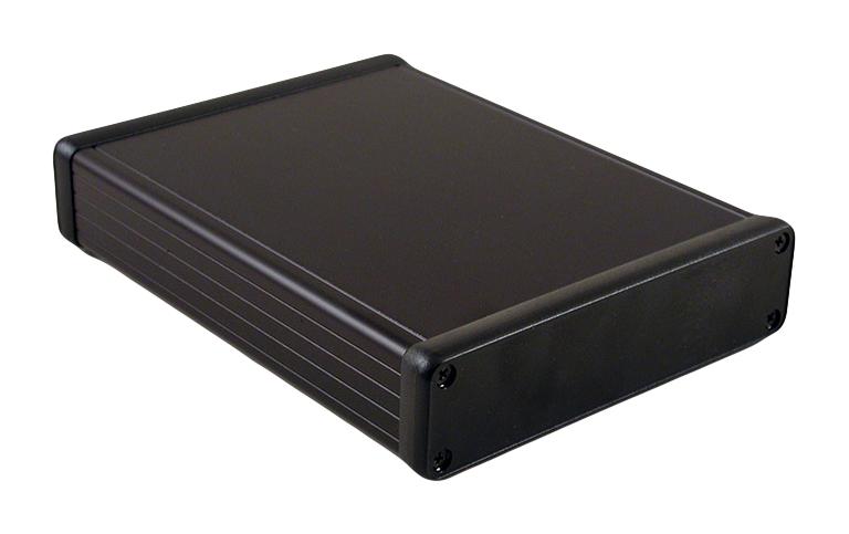 Hammond 1455U2202Bk Enclosure, Small, Alum, Black