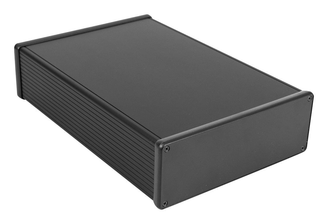 Hammond 1455U2802Bk Enclosure, Small, Alum, Black