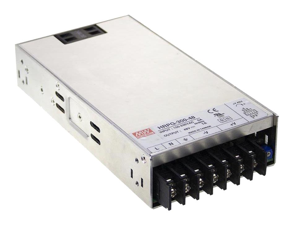 Mean Well Hrp-300-5 Power Supply, Ac-Dc, 5V, 60A