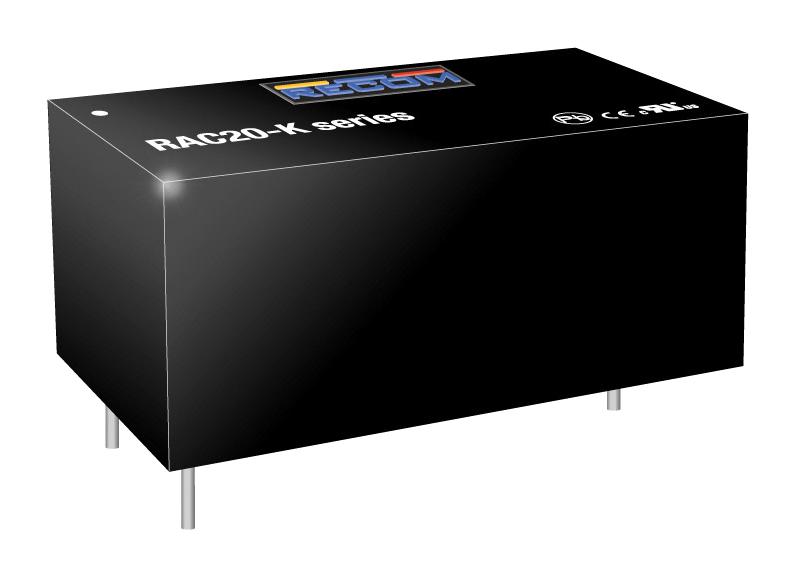 Recom Power Rac20-12Dk Power Supply, Ac-Dc, 2 O/p, 20W