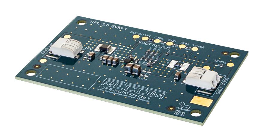 Recom Power Rpl-3.0-Evm-1 Evaluation Board, Buck Regulator Module