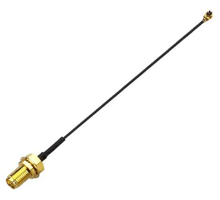 Taoglas Cab.616 Cable Assy, Sma Jack-Ra Mhfi Plug, 100Mm