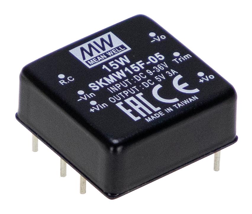 Mean Well Skmw15F-05 Dc-Dc Converter, 5V, 3A