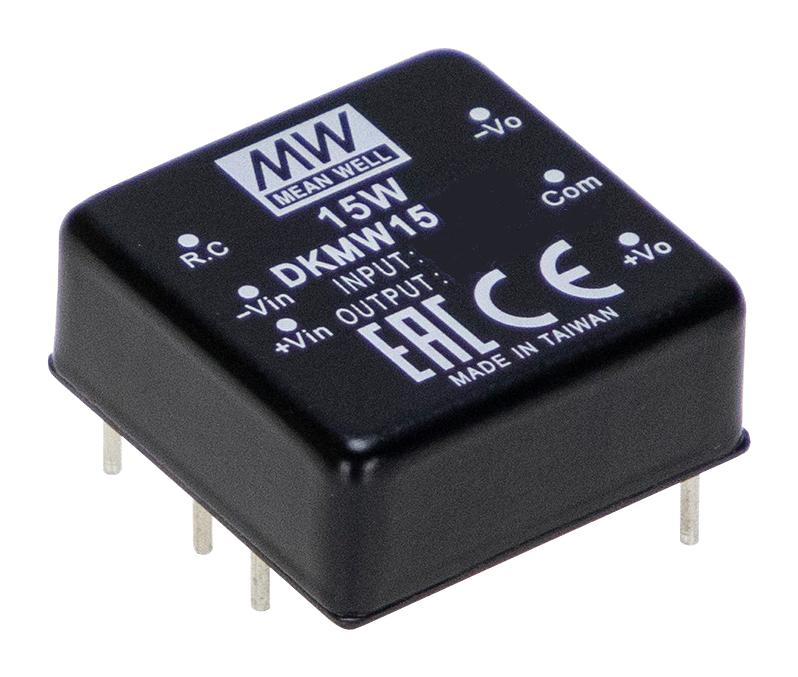 Mean Well Dkmw15G-05 Dc-Dc Converter, 2 O/p, 15W