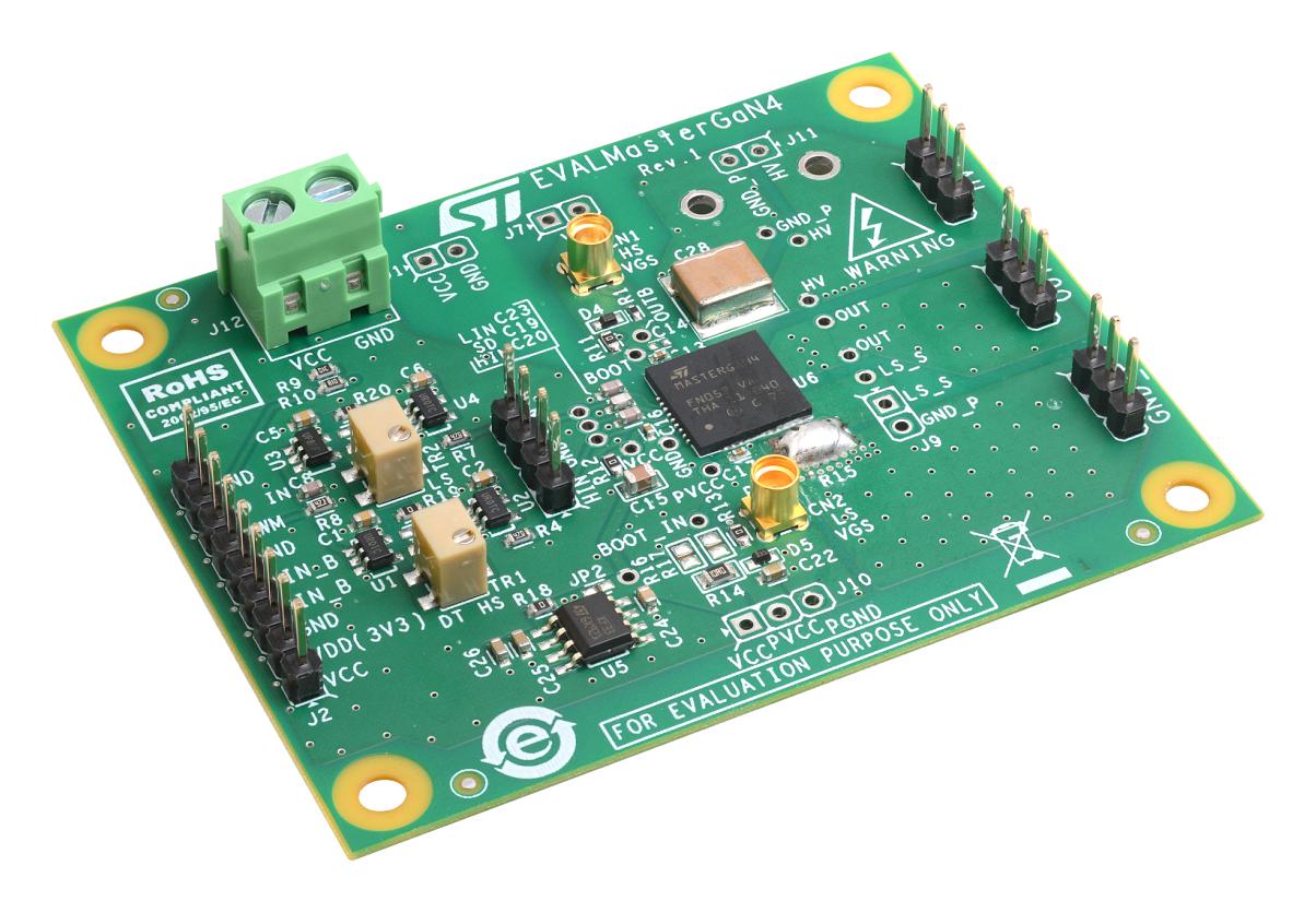 Stmicroelectronics Evalmastergan4 Demo Board, Half Bridge Driver