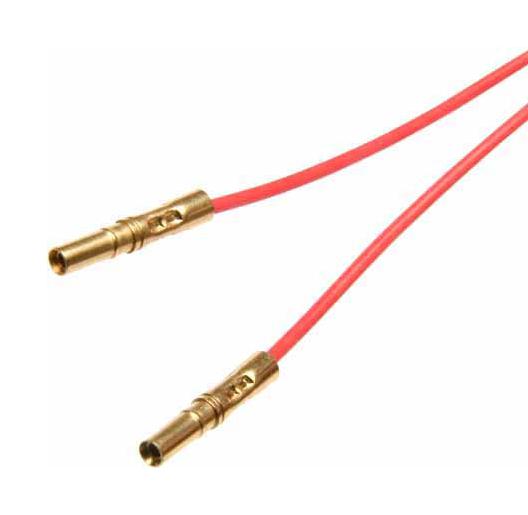 Harwin M80-9110099 Female Contact W/24Awg Wire, Red, 150Mm